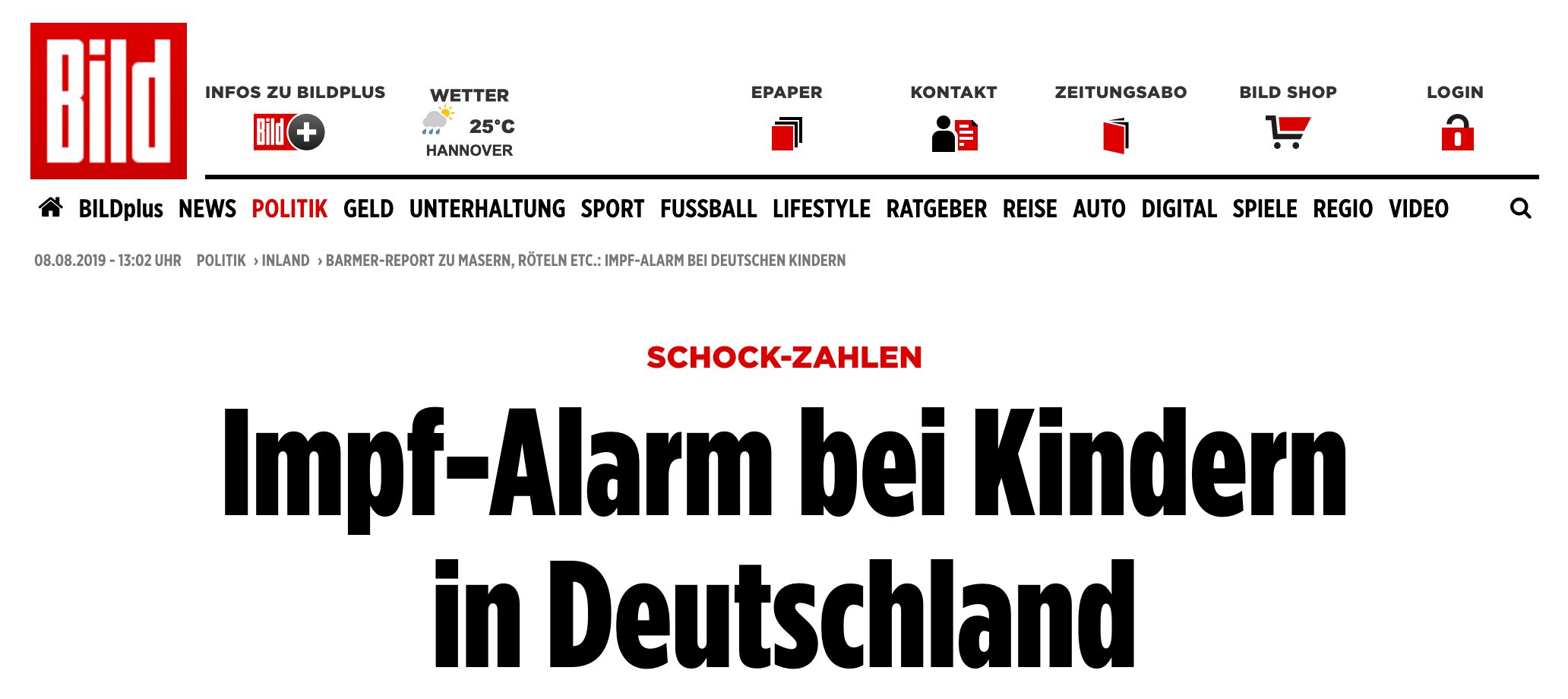 BILD Barmer EK 2019