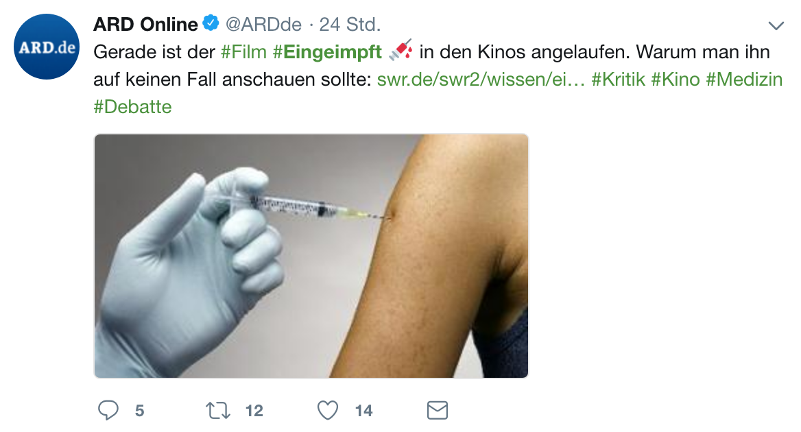 ARD Tweet Eingeimpft 20180915